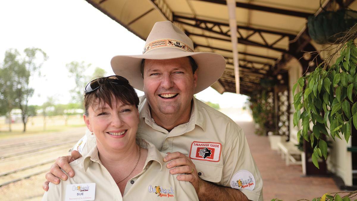 Sue and Alan Smith of Aussie Outback Tours at Longreach say business has never been better.