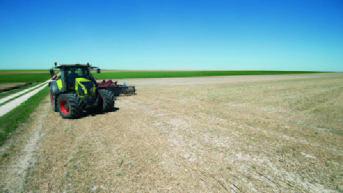 Claas release auto turn system