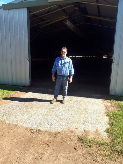 Chicken farmer John Courtney outside one of his sheds. Mr Courtney said his assets decreased by more than 75pc when his contract with his processor was not renewed earlier this year and he hopes the ACCC will dig deeper to investigate the chicken meat industry. 