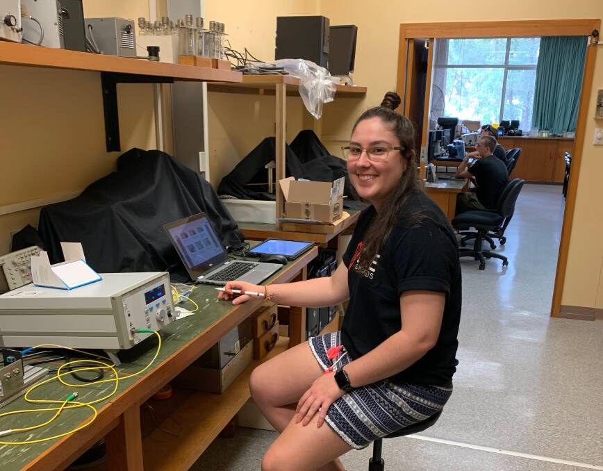 Grenfell student, Grace Best, has been supported by the CEF to undertake a Science and Mathemtics degree at the University of Newcastle. She hopes to one day work for the Australian Space Agency. Photo supplied. 