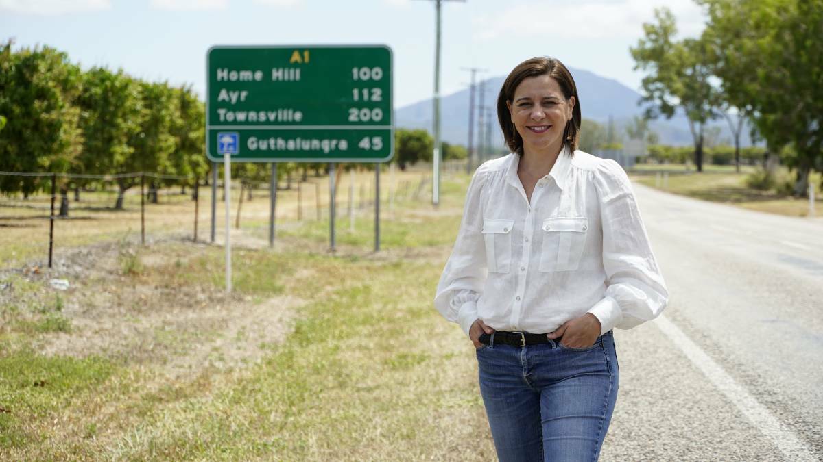 LNP leader Deb Frecklington announced an ambitious plan to four lane the Bruce Highway from Curra to Cairns, if her government is elected.