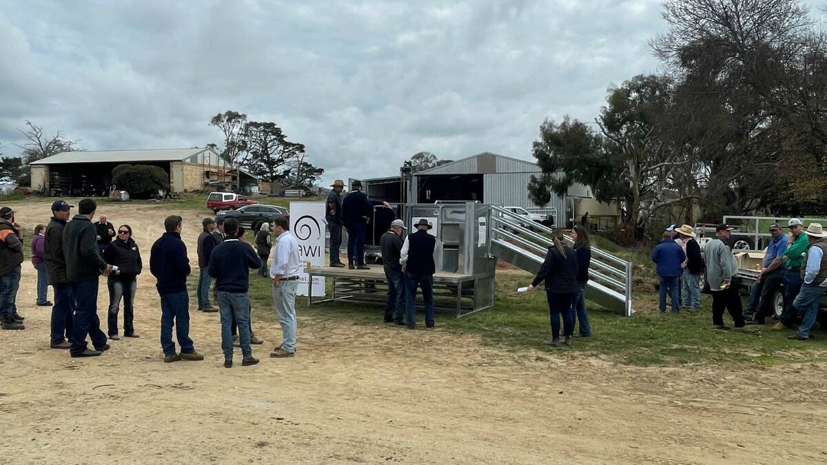 The StockPro race delivery system was demonstrated at MerinoLink in Bathurst. 