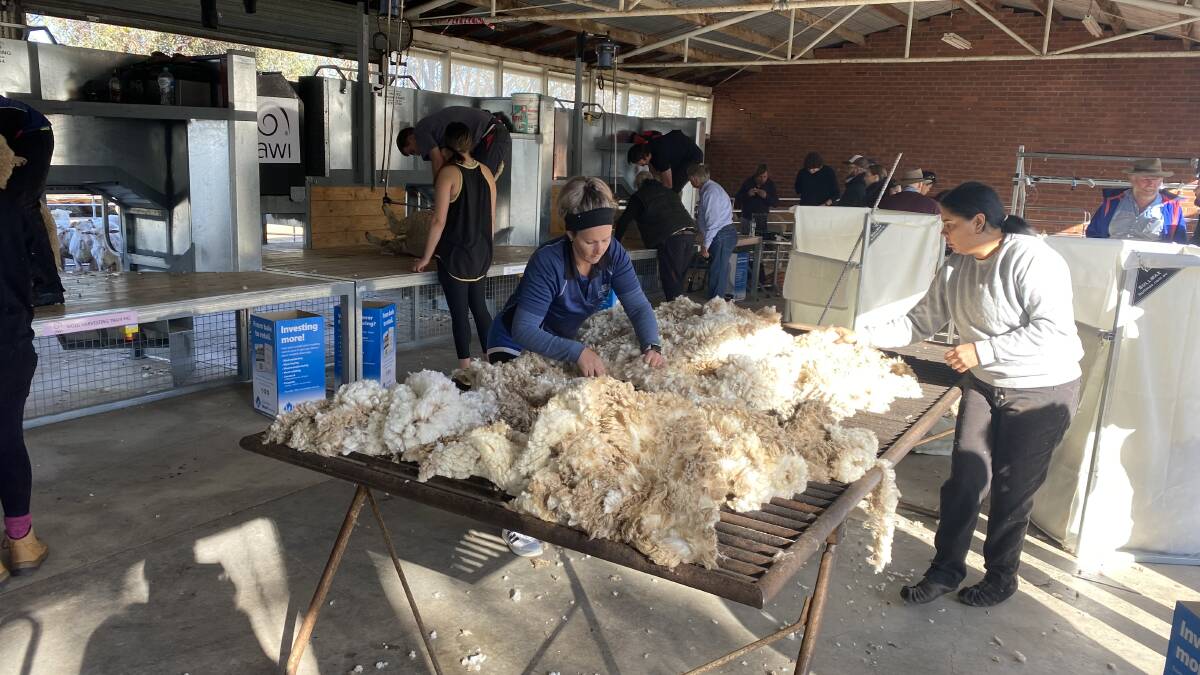 A wool harvesting open day was held at Falkiner Memorial Field Station in May 2022.