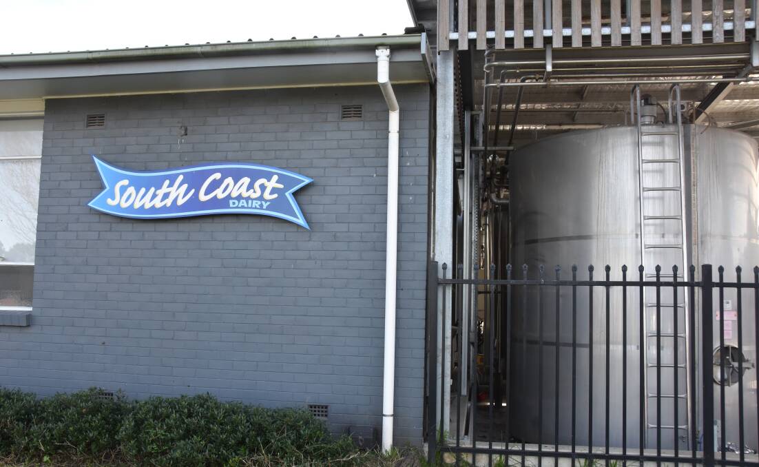 Two workers are still ticking over the plant established by South Coast Dairy at Berry in 2016, that stopped local manufacturing in late May.