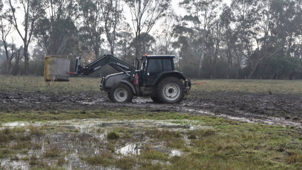 SOAKED: Some parts of Gippsland received more than 250mm in just 24 hours earlier this month.