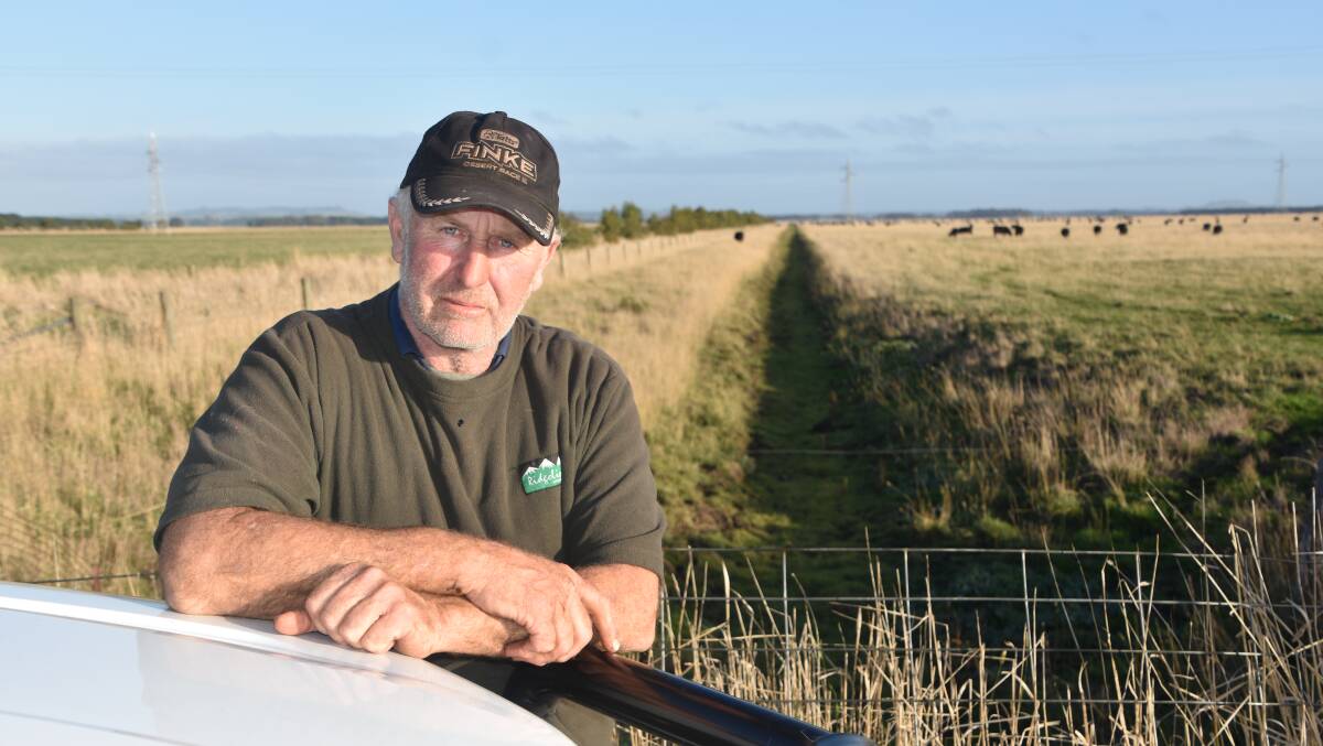 SAYING NO: Dairy farmer Andrew Duynhoven has several reasons why he thinks the proposed solar farm at Bookaar is not a good idea.