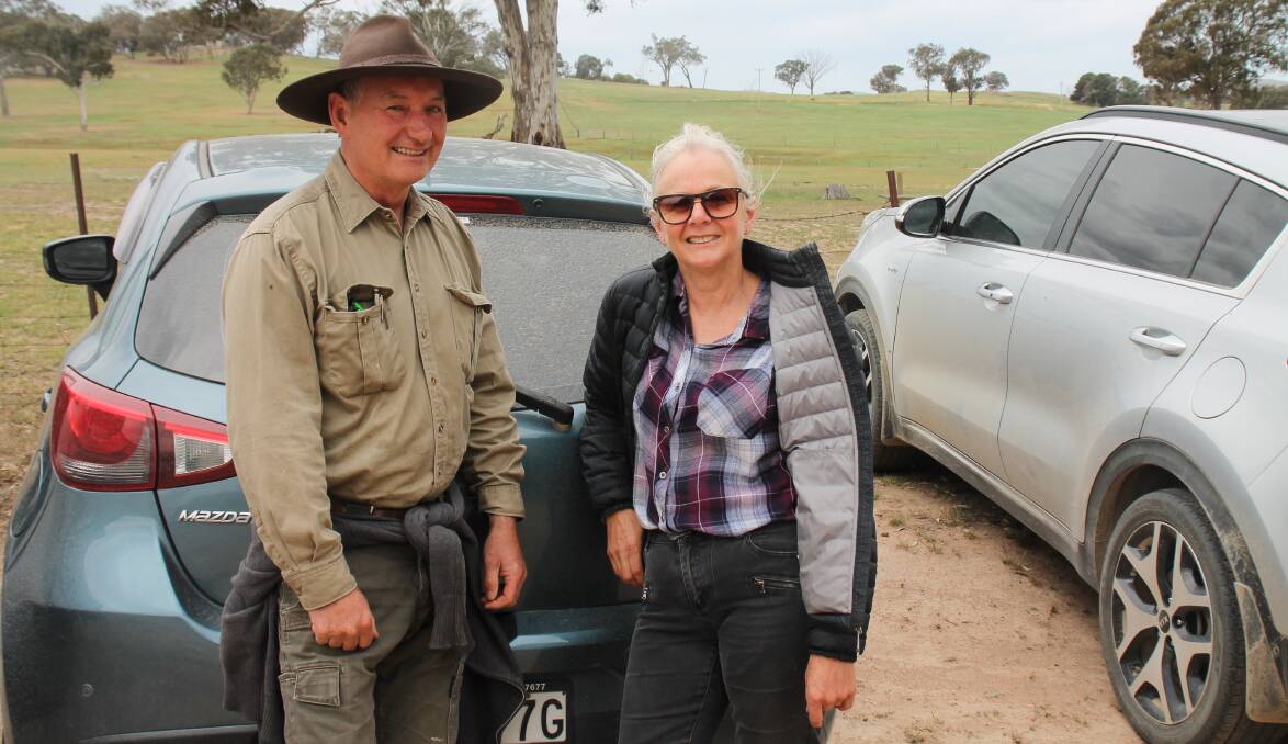 Tree change: Tony and Lynley Butler started farming at Yass 18 months ago.