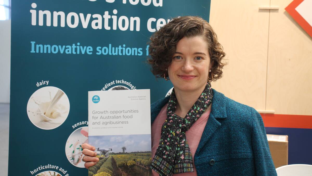 CSIRO Economist Dr Katherine Wynn with the newly released report.