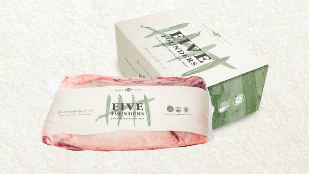 NAPCO's Carbon Neutral beef brand Five Founders, was launched in July, and is one of the products which Flinders + Co provides to Melbourne restaurants.