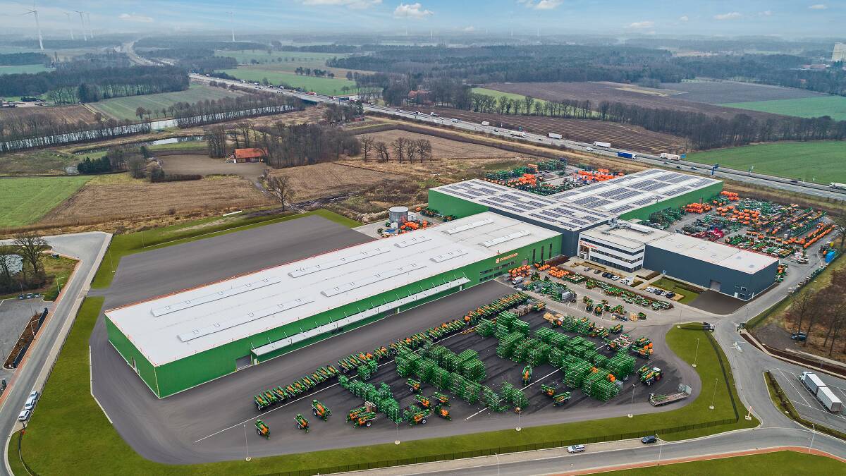 Amazone's sprayer factory in Bramsche, Germany, is undergoing a major expansion less than three years after its official opening.