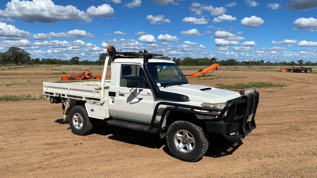 Reliable workhorse: This 2012 model Toyota LandCruiser GX sold for $41,000 in an online auction earlier this month. 