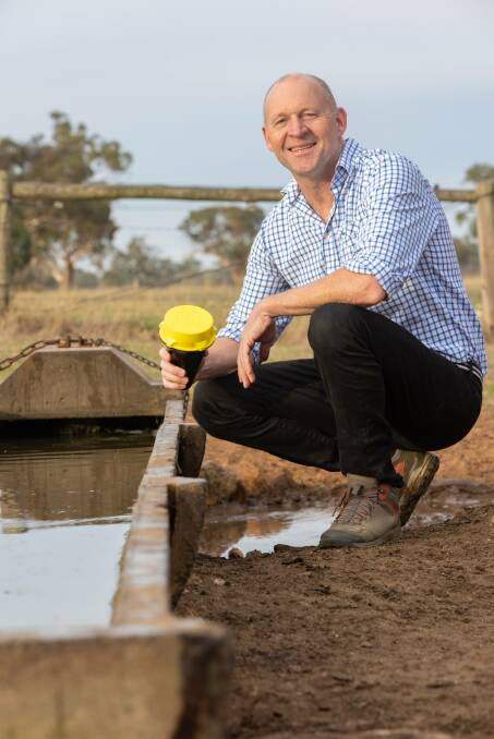 Farmo founder and general manager Nick Seymour says the Water Rat can monitor troughs and tanks 24 hours a day, seven days a week. Picture: Adam Johnstone