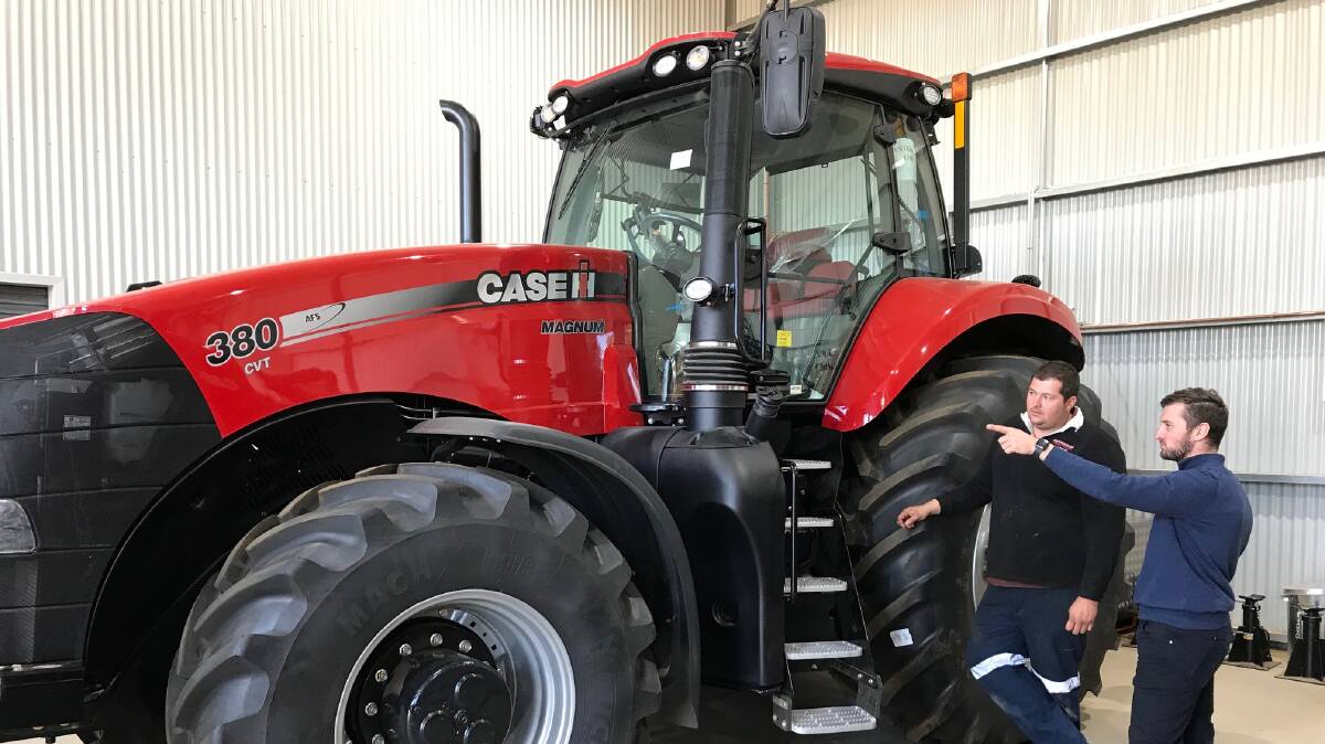 Career pathway: There are 200 apprentices learning the ins and outs of Case IH and New Holland machinery through a program at Riverina TAFE. 