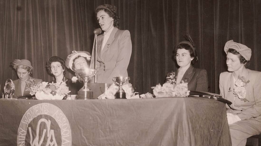 A meeting of the Country Women's Association of NSW circa 1940. 