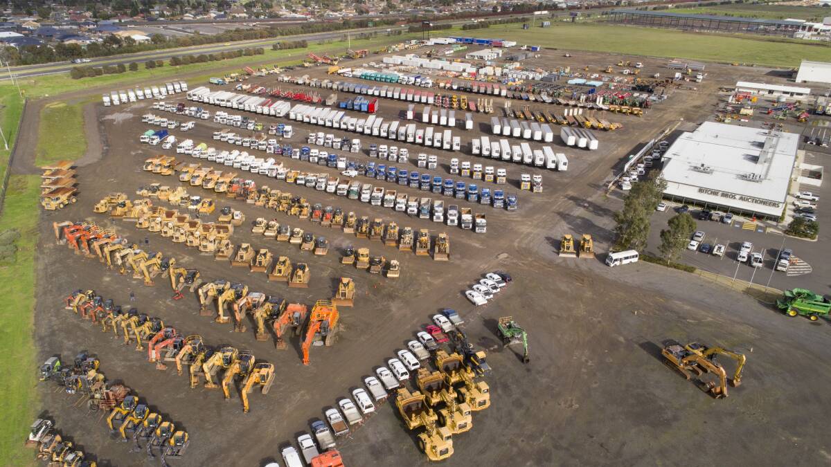 Ritchie Bros held 30 auctions last year, an increase of 15 per cent on 2021. 