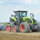 One of a kind: Claas' Axion Terra Trac is the world's only full-suspension half-track tractor.