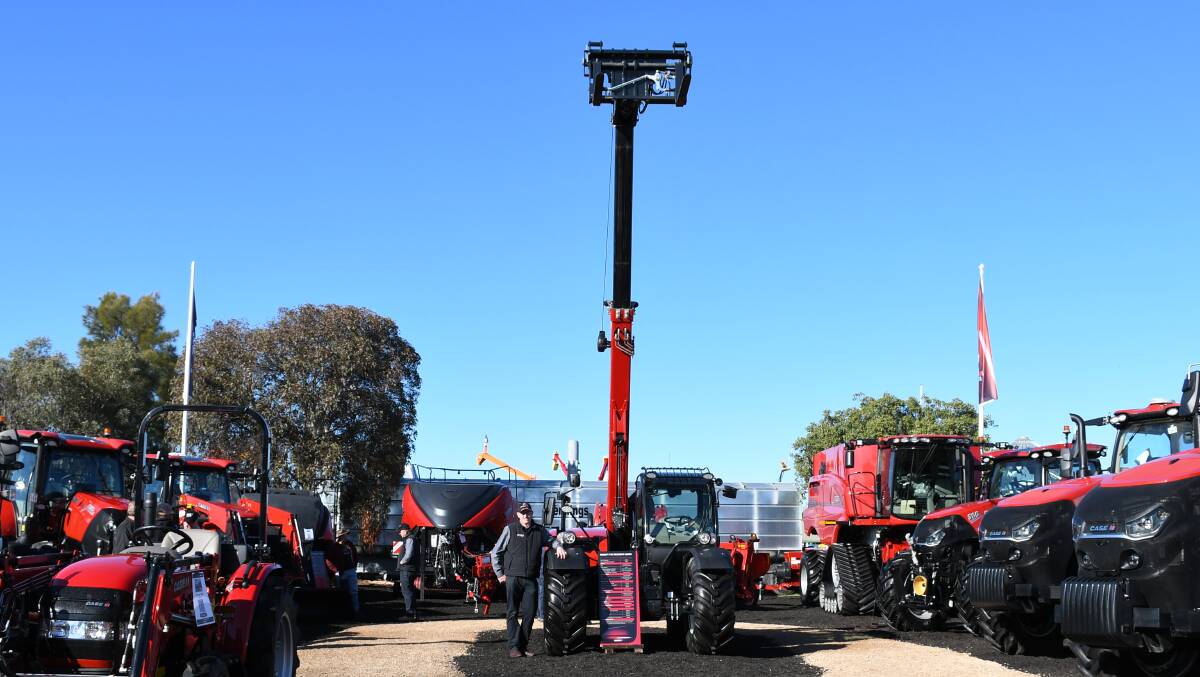 The Case IH Farmlift 742 telescopic loader has a seven metre reach and a 4200kg maximum lifting capacity.