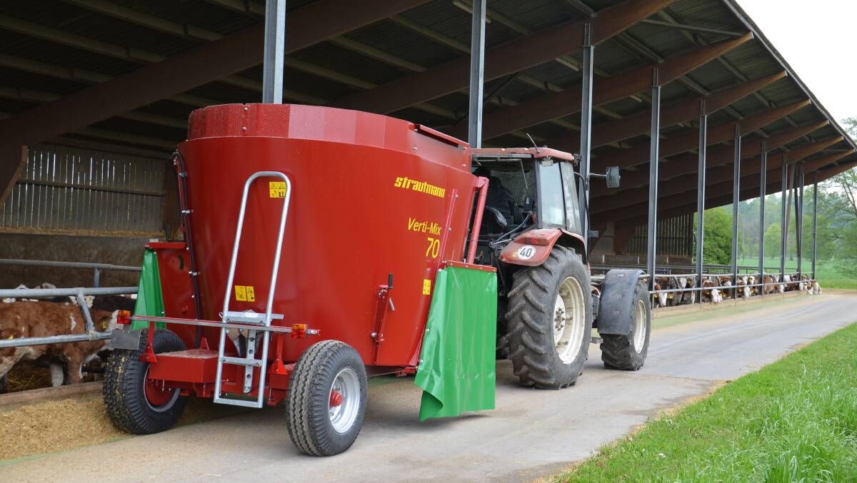 The Strautmann Verti-Mix 70 has a low PTO requirement of 34 kilowatts.