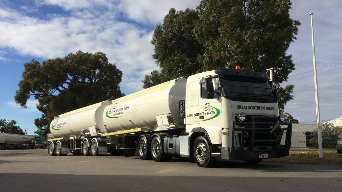 Great Southern Fuel Supplies is busy delivering diesel to WA farmers for harvest. 