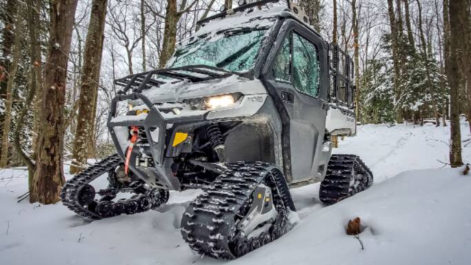 Can-Am Defender Traxter HD10 vehicles made in 2020 and 2021 fitted with an Apache 360 LT track system and the Apache Backcountry track system are being recalled. 