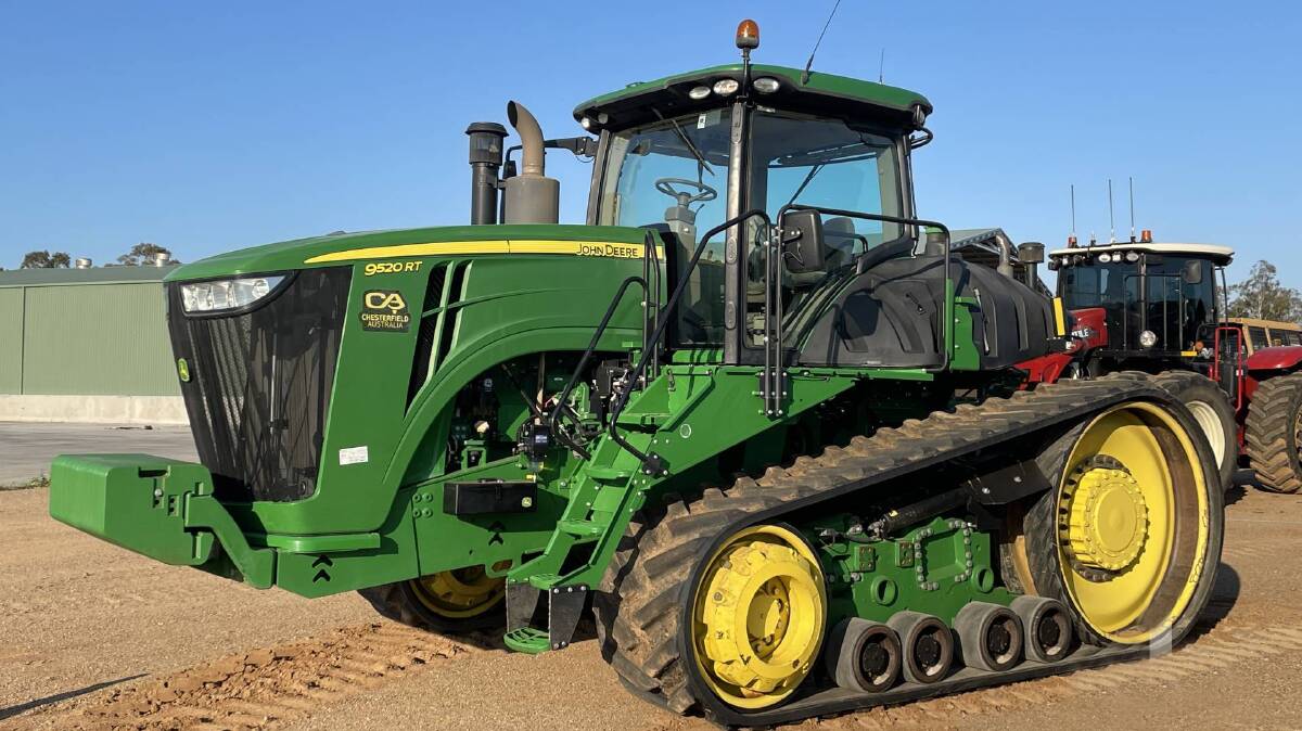 A 2017 John Deere 9530RT was the top priced lot in Ritchie Bros' Machinery Muster, selling for $350,000.