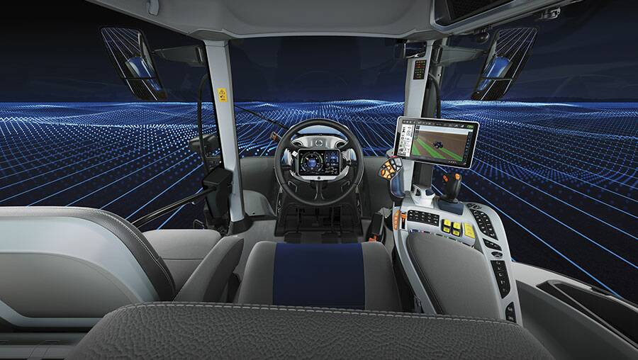 High-tech: The T7 HD has the latest PLM Intelligence and the CentreView display has been placed in the centre of the steering wheel.