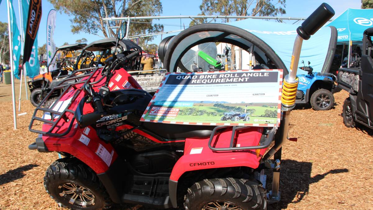 All new and second-hand imported quad bikes sold in Australia from October 11 must be fitted with operator protection devices and meet minimum stability requirements.