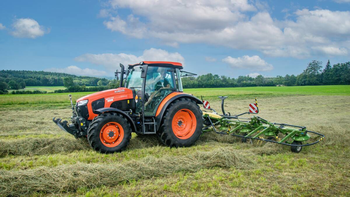 A cut above: Features of Krone Australia's Vendro tedder range include OptiTurn rotors and Opti Turn 3D curved tine design.
