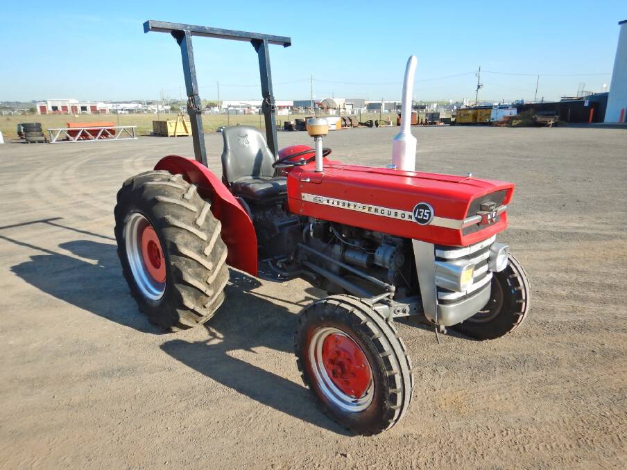 A 1965 Massey Ferguson 135 tractor sold for $7250. 