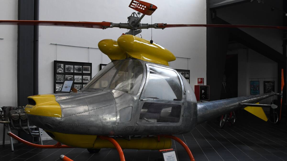 Five Lamborghini helicopter prototypes were produced but just one sample remains. 