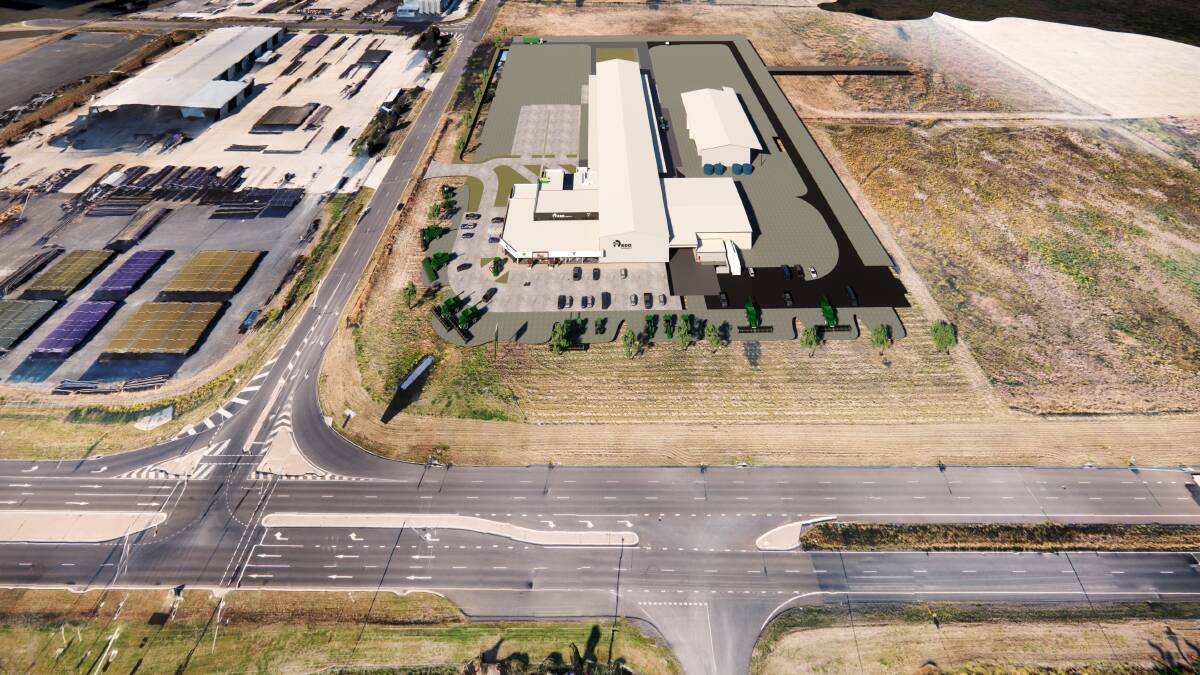 An artist's impression of RDO Equipment Australia's Toowoomba dealership, which is expected to be completed by early 2024.
