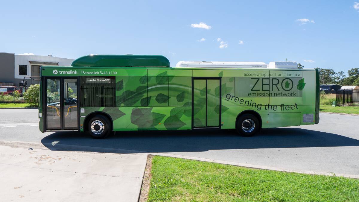 Five electric buses will transport Cairns commuters and tourists from May. 