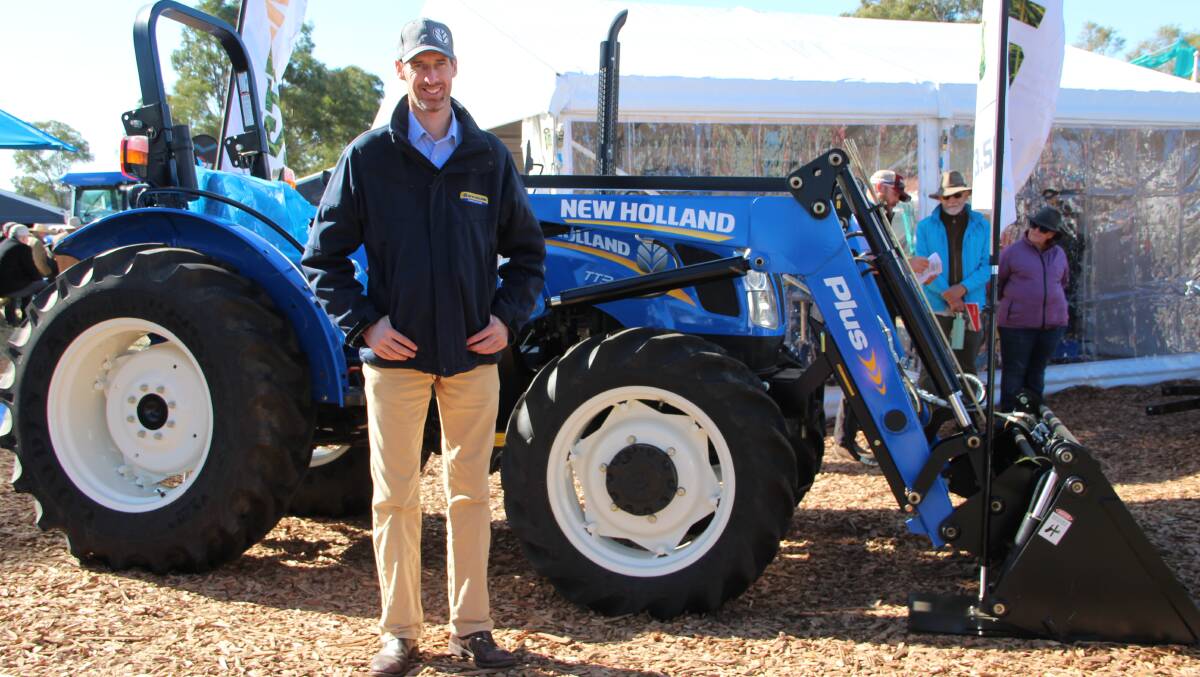 New Holland mixed farming and livestock product segment manager Ben Mitchell says the TT3.50 is suitable for slashing, mulching and fence laying applications. 