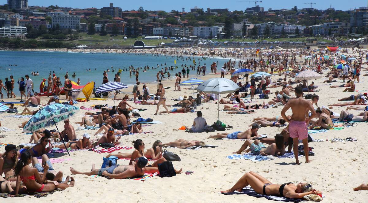 Sydney's beautiful Bondi Beach is hosting the charity event in the week leading up to the Sydney Royal Show, when many bush families make their way to the city.