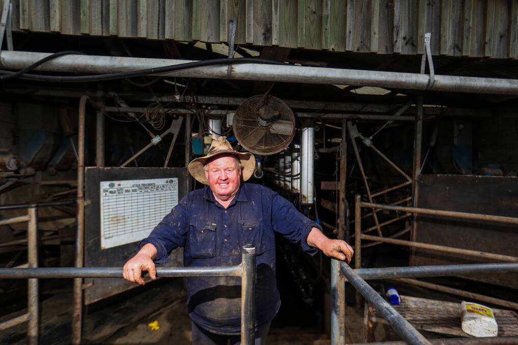Dairy farmer Greg Anderson is among a 'steady' amount of farmers moving to south-west Victoria. Picture: Morgan Hancock