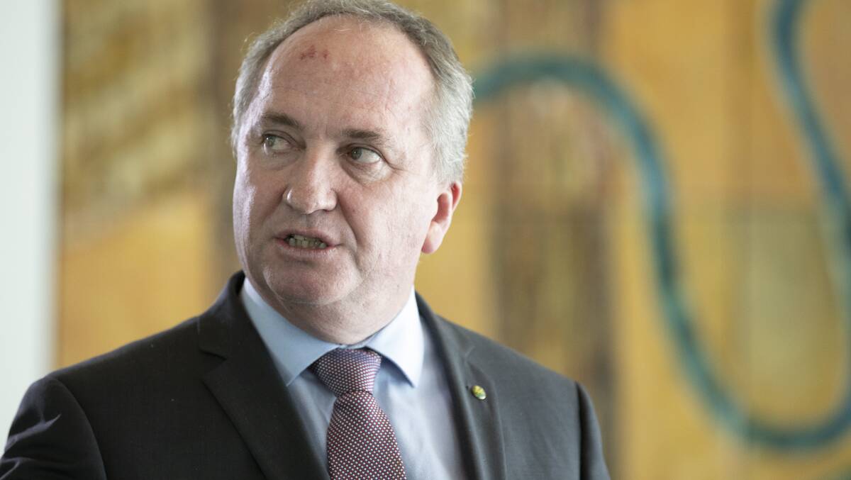 WAKE UP CALL: The Nationals' Barnaby Joyce. Picture: Sitthixay Ditthavong