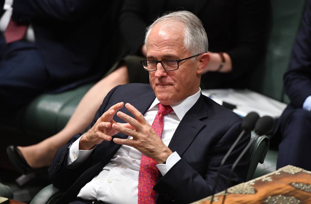 Tough times: Malcolm Turnbull's change to the NEG was an appeal to his party's right wing who favour energy market intervention to reduce prices. Photo by Mick Tsika