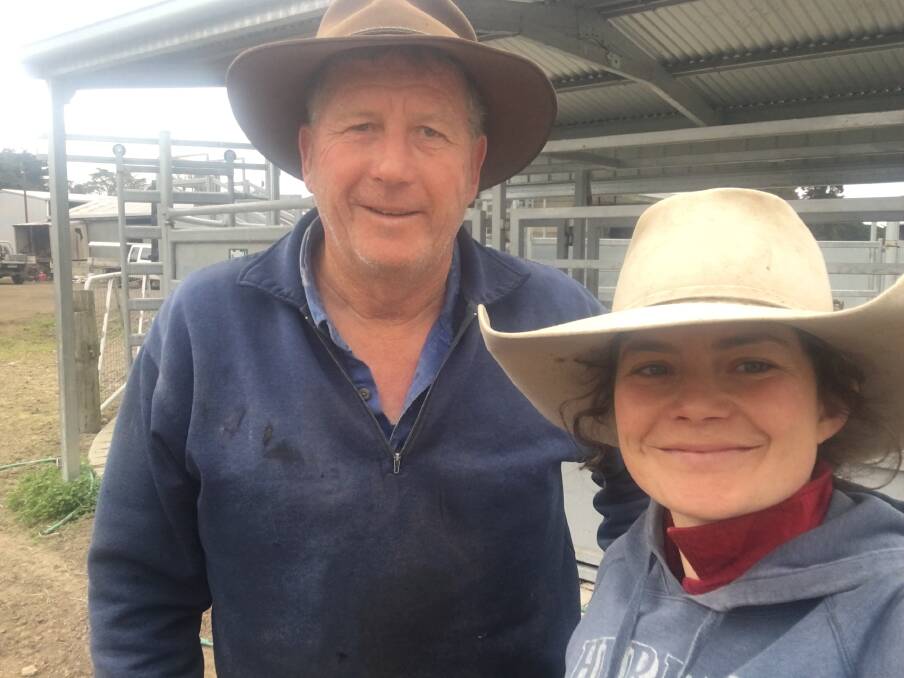 FAMILY AFFAIR: Richard Auld and daughter Shelby share a passion for cattle and work together on their South Australian property Auld-dale.