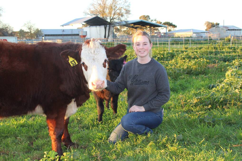 Anastasia Rea is six months into her Advanced Diploma of Agribusiness Management at Longerenong Agriculture College, thanks to a Gardiner Foundation scholarship. Picture supplied