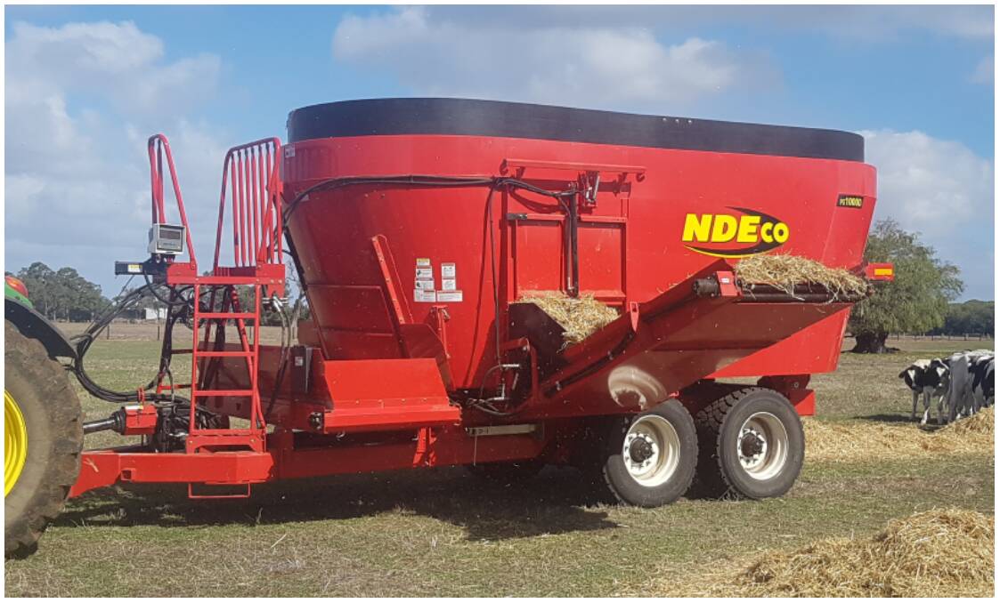 CUTTING TO THE CHASE: NDECo feed-mixers have a reputation for very fast cutting and efficient mixing ability and are available from Eastern Spreaders.