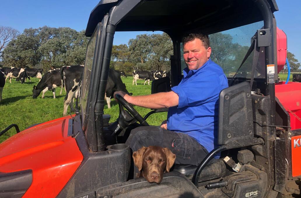 NEW TO BOARD: Bessiebelle dairy farmer Will McDonald is newly appointed to the WestVic Dairy board.