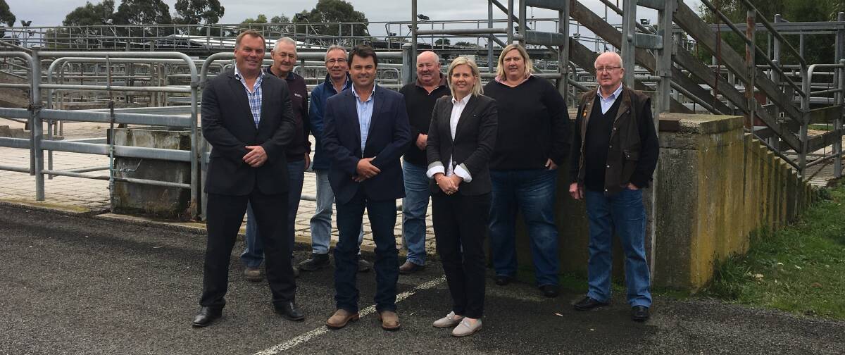 Stock agents and local representatives visited the Camperdown Saleyards last Friday, to coincide with the announcement of its lease agreement with Regional Livestock Exchanges.