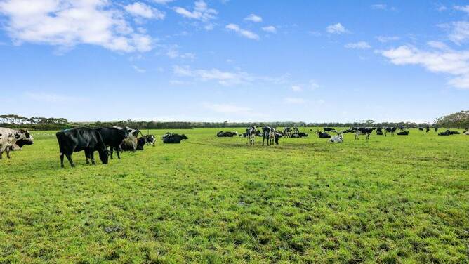 Three dairy properties in Victoria have been listed for sale.