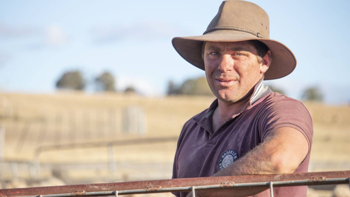 Minto Pastoral Co farm manager Ben Brabazon, Mansfield, along with owner Chris Stoney, purchased younger ewes from drought-affected Hay, NSW, earlier this year. Photo by Emily McCormack.