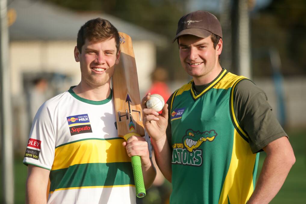 SIBLINGS: Kade and Sam Parker will play for Allansford-Panmure in season 2021-22. Picture: Chris Doheny 