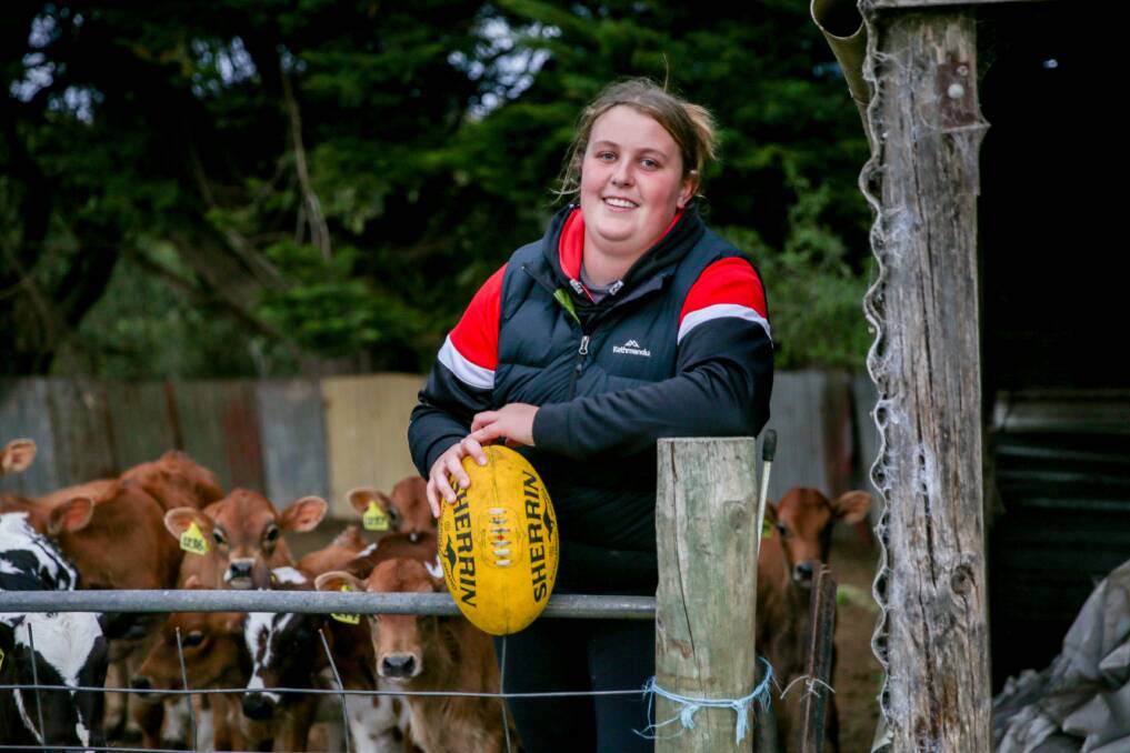 NEW SPORT: Gretta Gleeson is enjoying playing football for the first time in 2021. Picture: Chris Doheny 