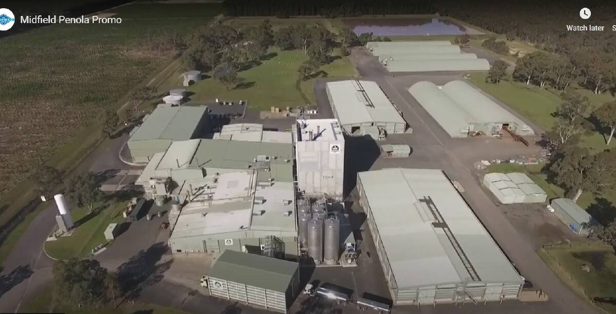 UDC: Union Dairy Company's Penola plant. Image from YouTube.