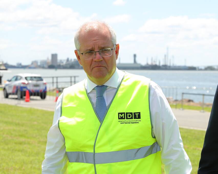 GREEN GAS: Prime Minister Scott Morrison said the regional hydrogen hubs could create up to 2500 jobs. Picture: Max Mason-Hubers