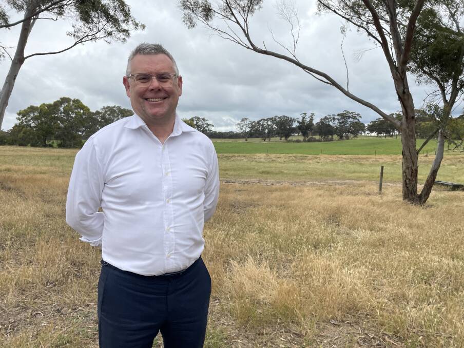 Federal Ag Minister Murray Watt went into detail about the traceability road map for Australian livestock producers while on tour in SA. Picture by Vanessa Binks. 