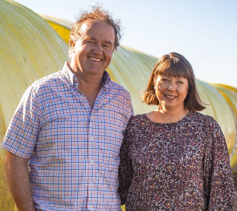 A great team: NSW Riverina producers Peter and Caroline Tuohey.